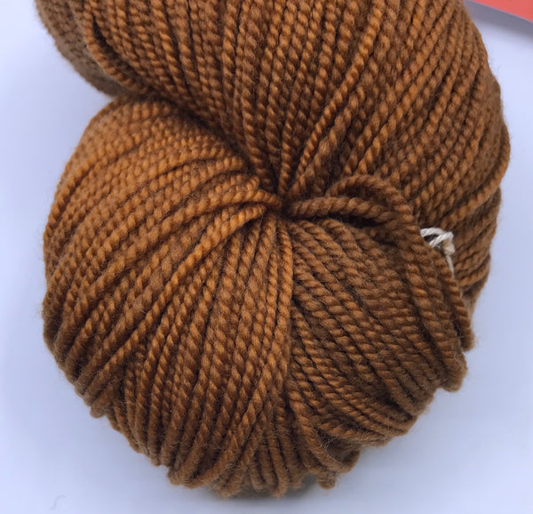 5 BALLS of HORSTIA MEDIUM BROWN MOGADOR YARN - BULKY WEIGHT YARN - 495 YDS  - Chappy's Fiber Arts and Crafts