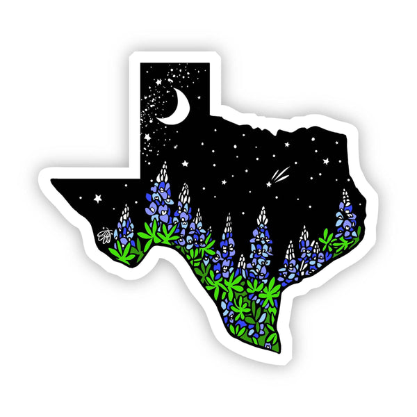 Texas Night Sticker