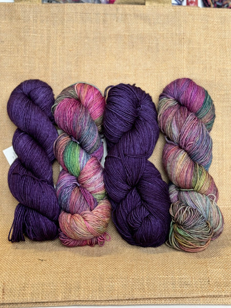 Go Go Dynamo MKAL Kit - Malabrigo Sock - Violeta Africana