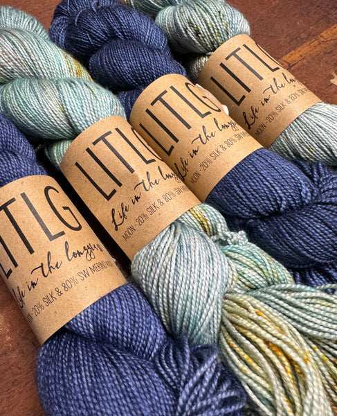 Go Go Dynamo MKAL Kit - LITLG Moon Merino/Silk - Lough Corrib