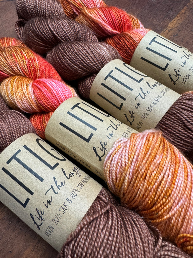 Go Go Dynamo MKAL Kit - LITLG Moon Merino/Silk - Smoulder