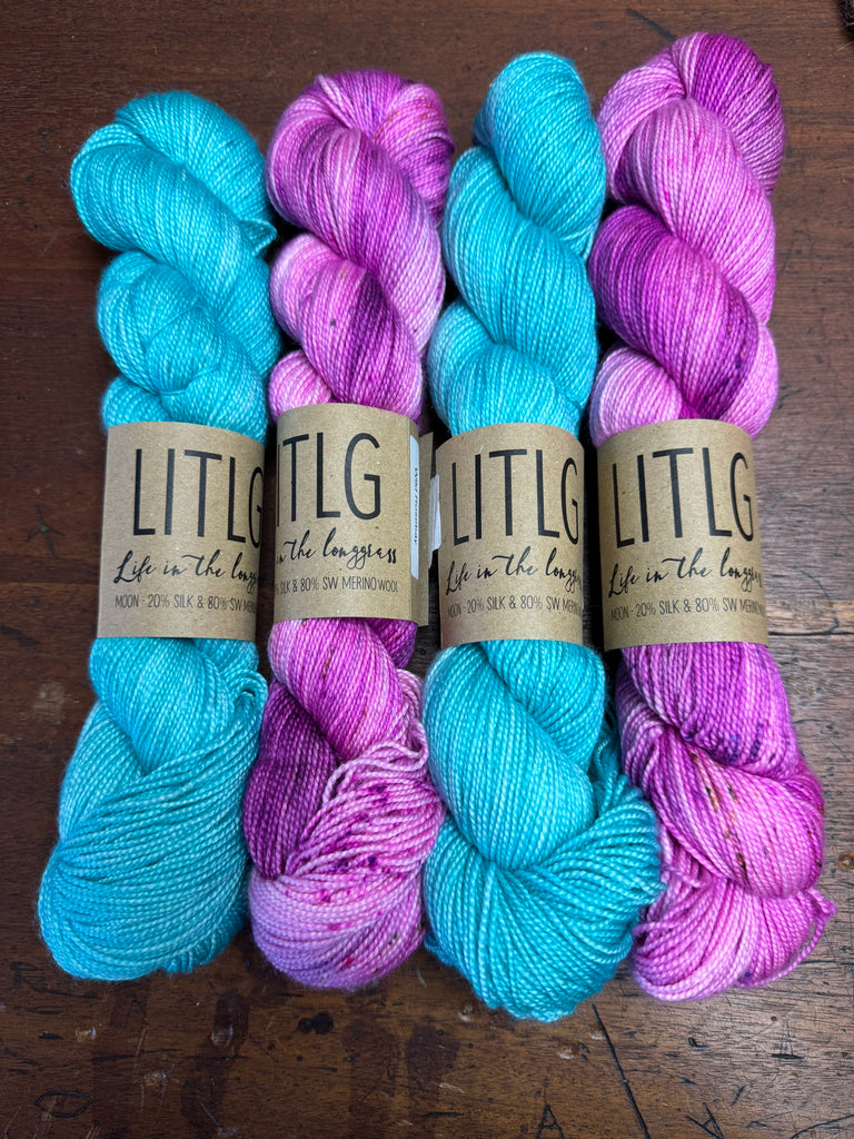 Go Go Dynamo MKAL Kit - LITLG Moon Merino/Silk - Wild Rosebay