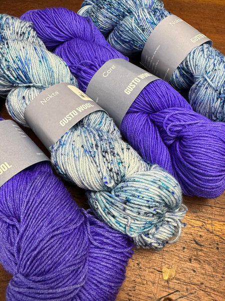 Go Go Dynamo MKAL Kit - Gusto Wool - Blurple