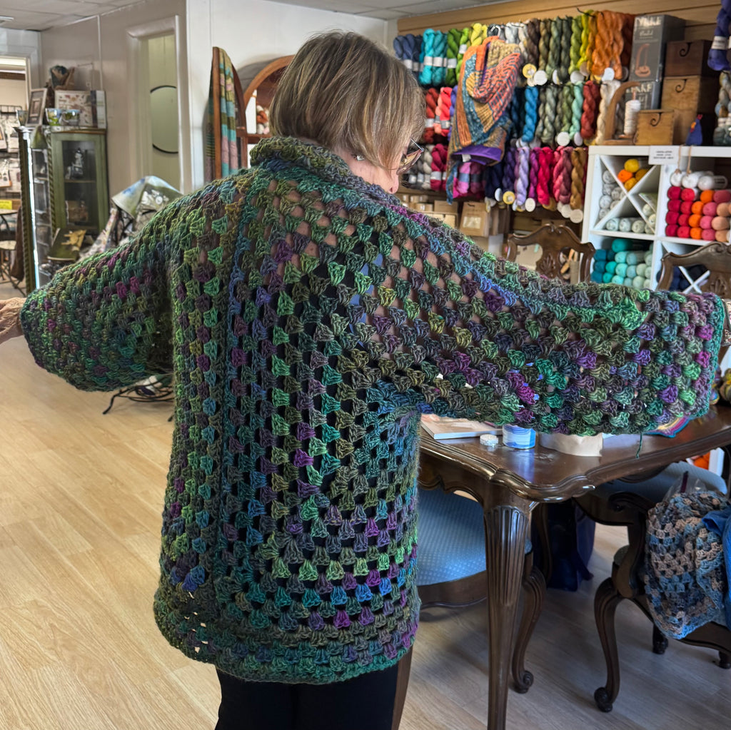 How to crochet a hexagon cardigan - March 15 - 1:00PM-4:00PM