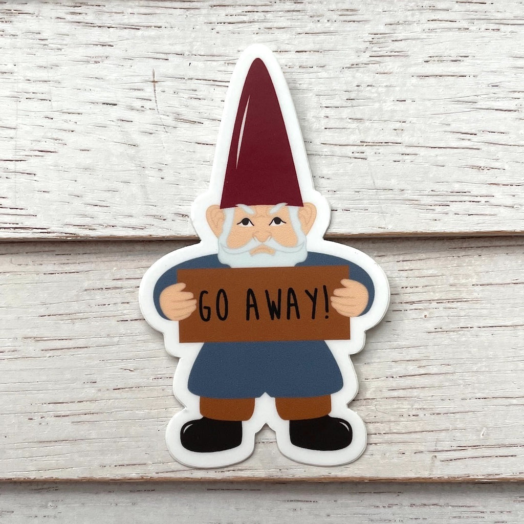 Angry Gnome Sticker