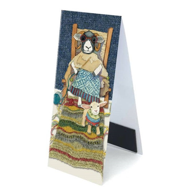 Knitting Sheep Magnetic Book Mark