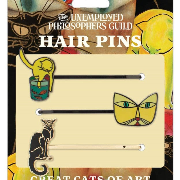 Great Cats of Art Hair Pins