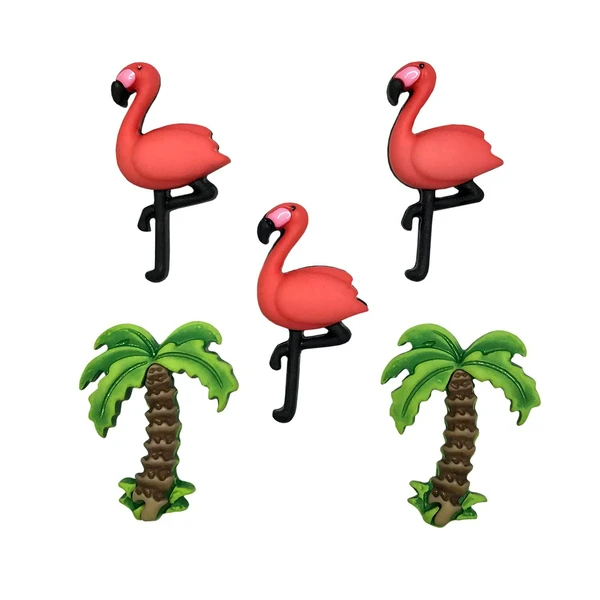 Pink Flamingo - Buttons Galore and More Craft & Sewing Buttons