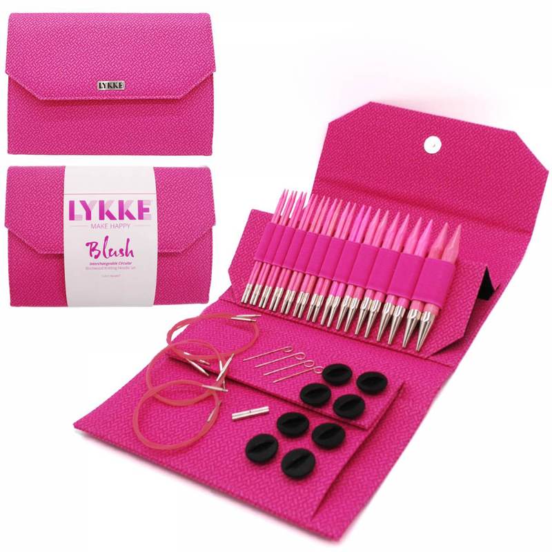 SEWACC 1 Set Pink Tools Metal Knitting Needles Sweater Needles Tube  Knitting Needles Pink Knitting Needles Knitting Tools to Weave with a Needle